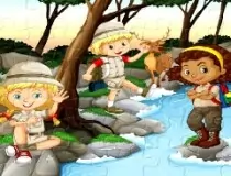 Camping Kids Jigsaw