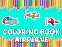 Coloring Book Airplane